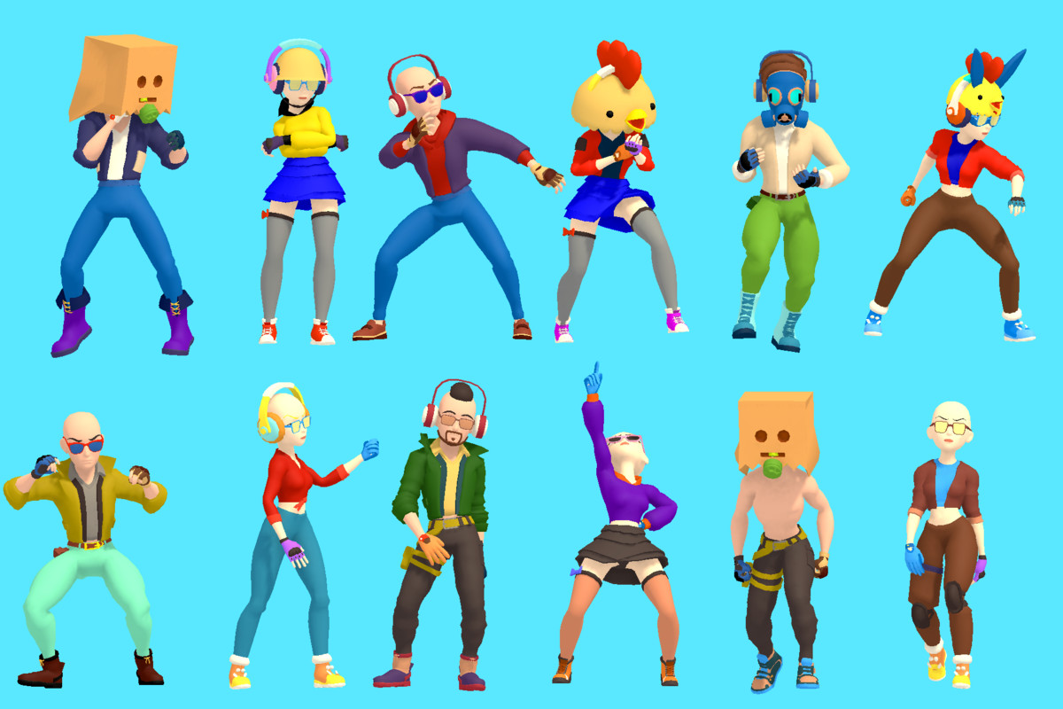 Stylized Battle Royale Characters