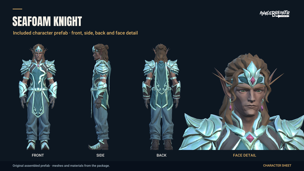 Stylized Elves Characters - Facial & Body Rig