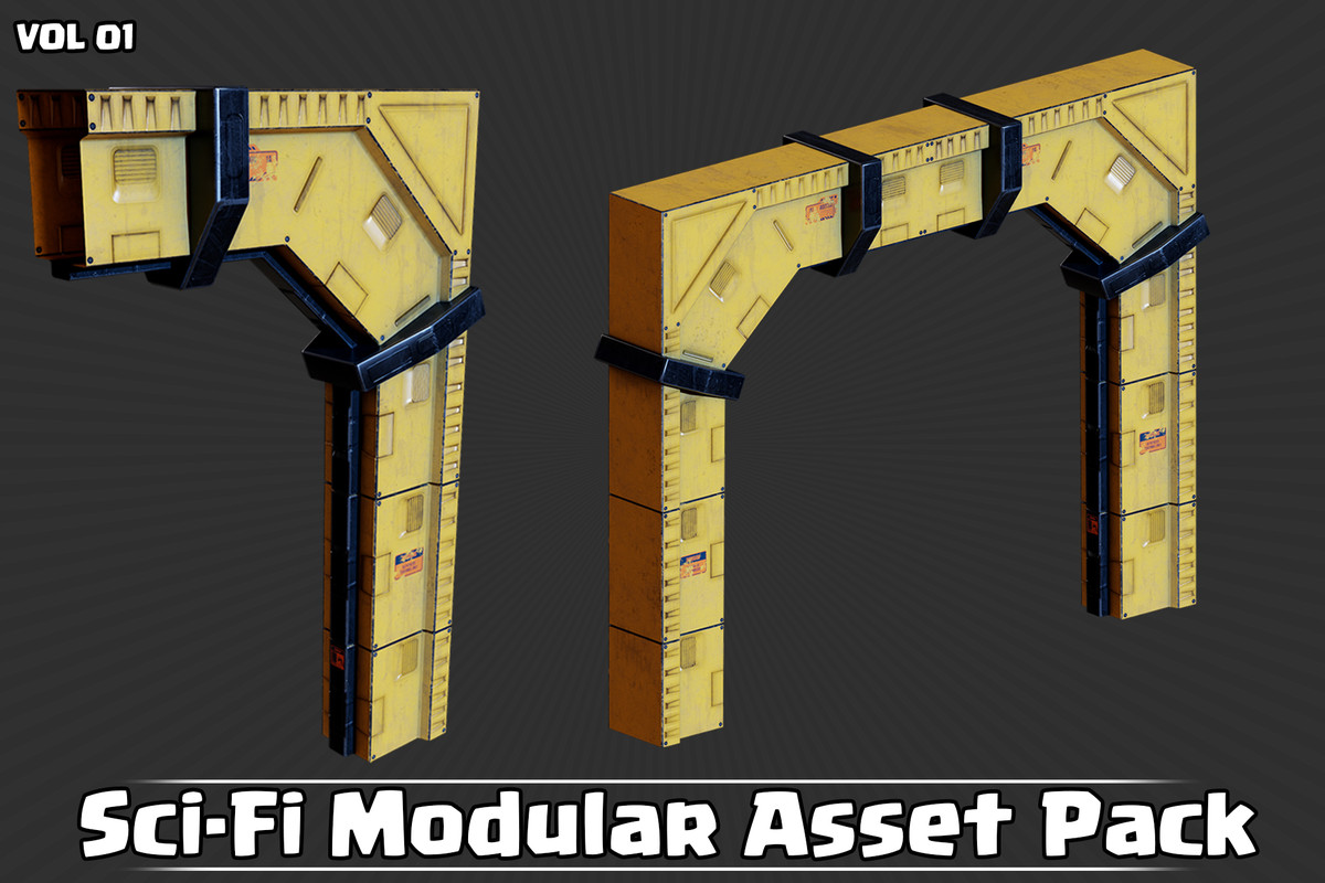 Sci-Fi Modular Assets