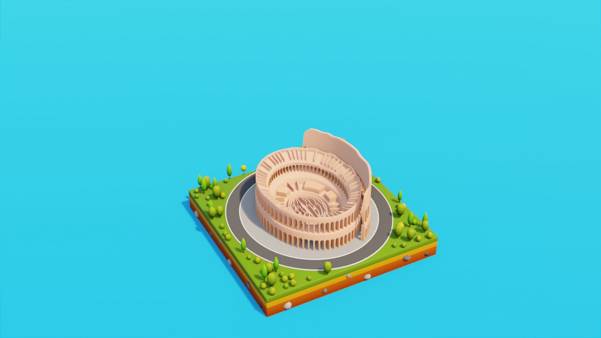Low Poly LandMarks by IGS