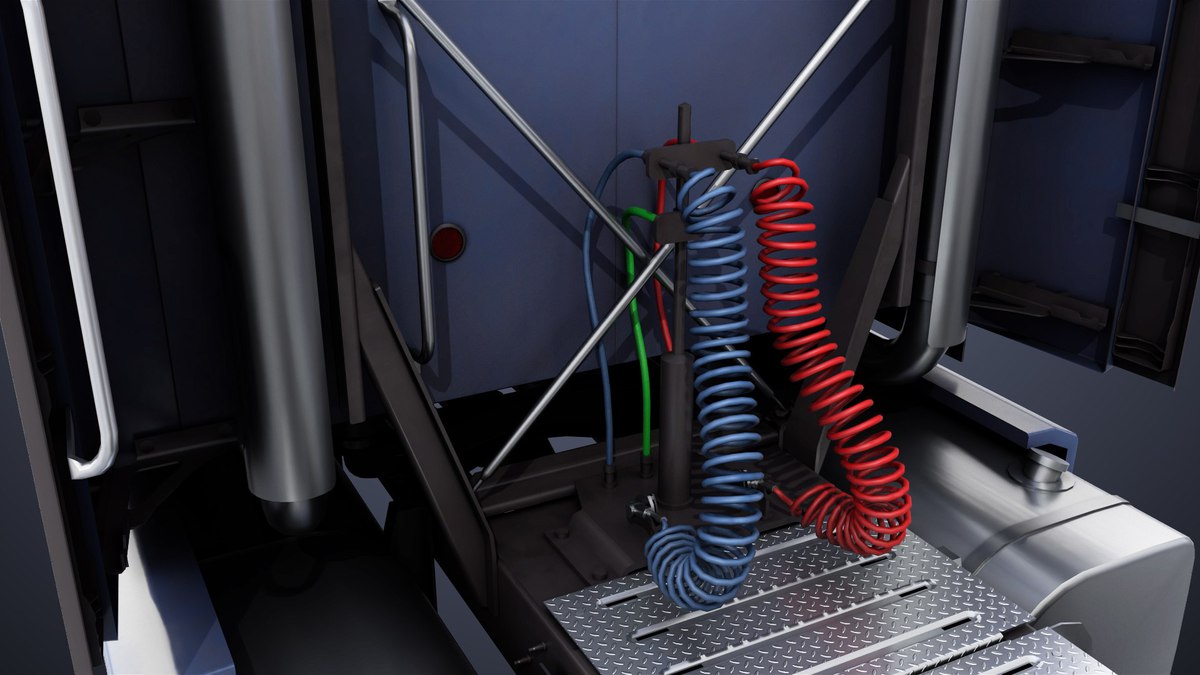 Heavy Truck Blue Chassis 05 URP HDRP Textures