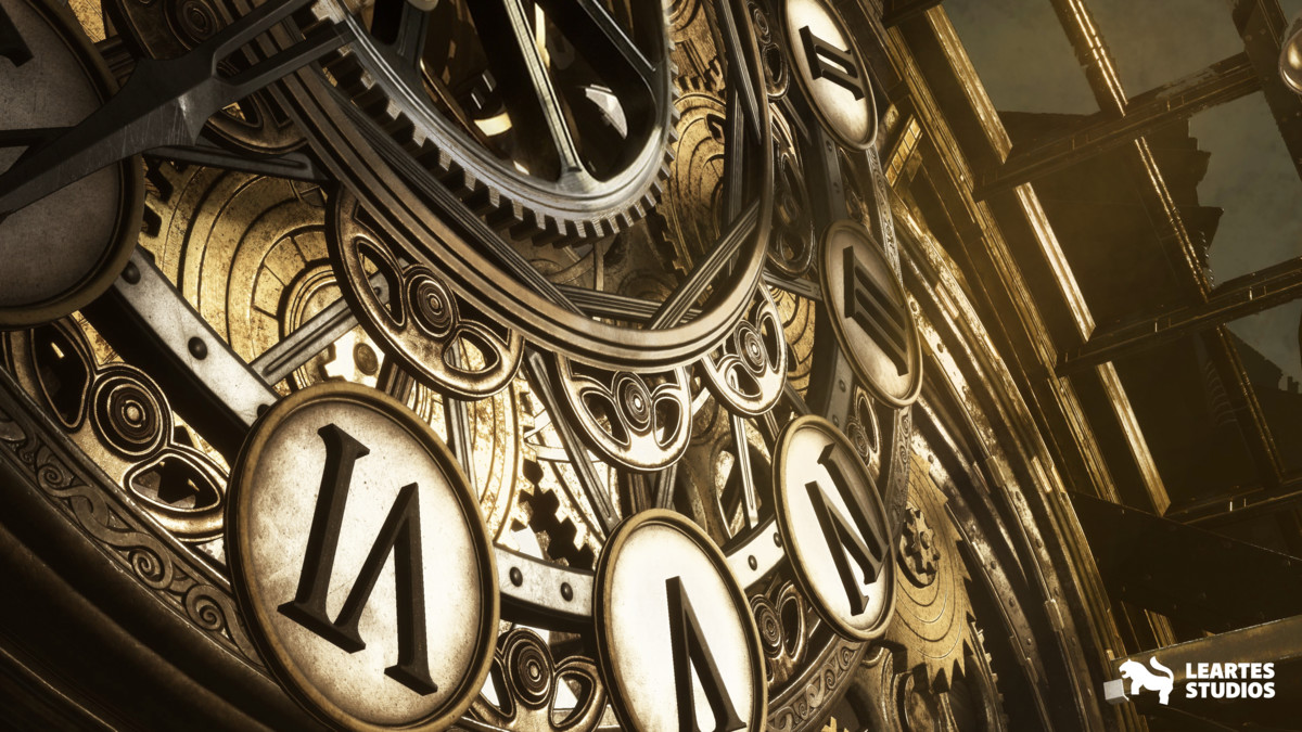 Steampunk Clock Factory Environment
