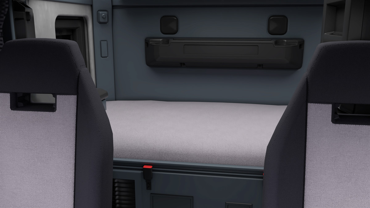 Heavy Truck Chassis 05 White Interior URP HDRP Textures
