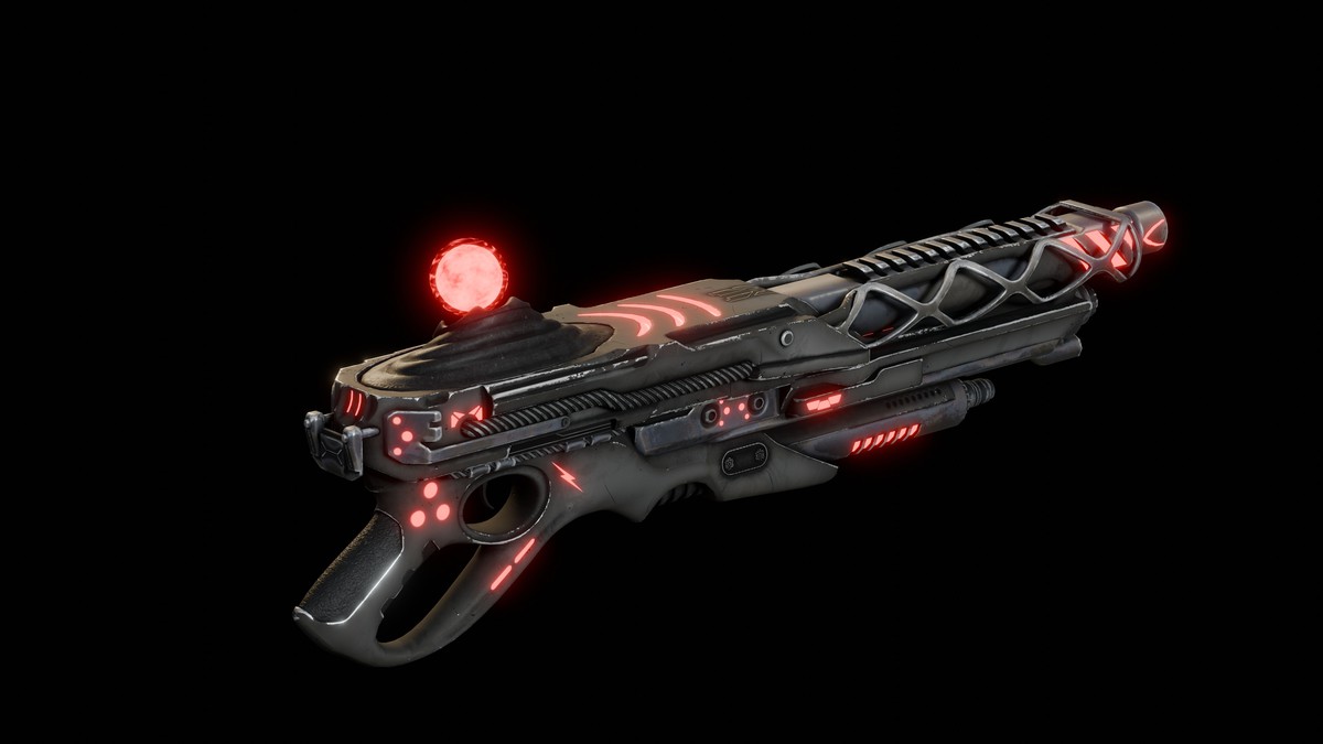 Sci-Fi Weapons - Neon SciFi Shotguns / Scatterguns with 5 Skins per Weapon