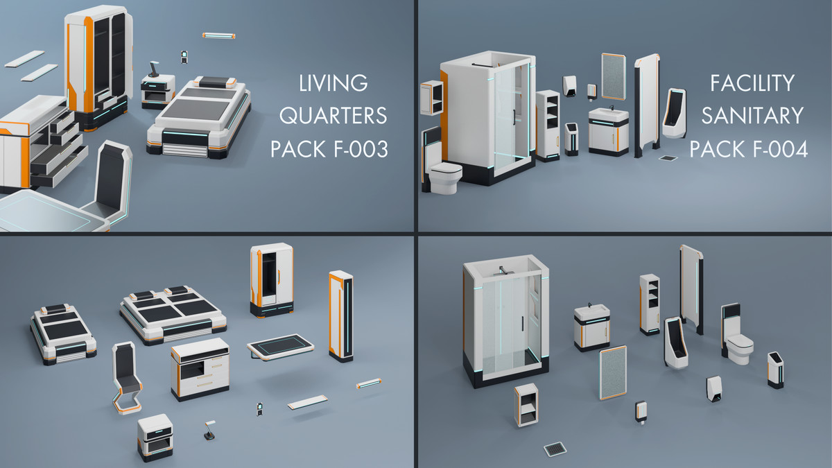 LOW POLY SCI-FI ULTIMATE ASSET LIBRARY