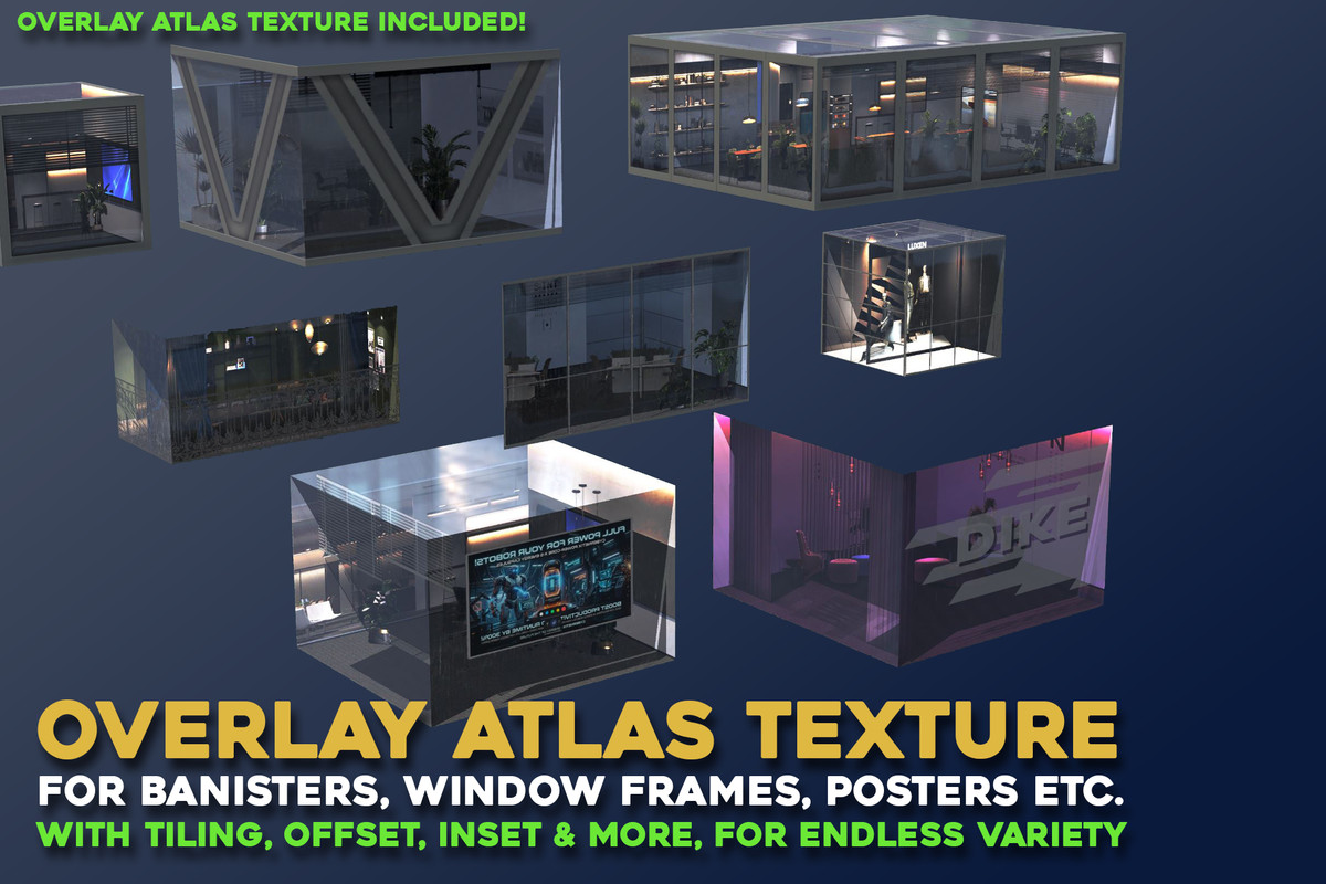 Interior Master - Atlas/Shader-Parallax Solution - for Unity6/URP