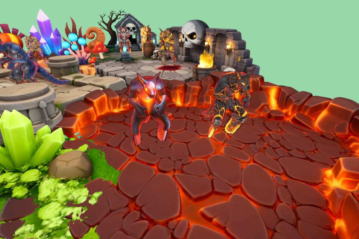 Bloodsaw Fiend - Stylized Fantasy Monster (Rig + Animation) – PixeliusVita