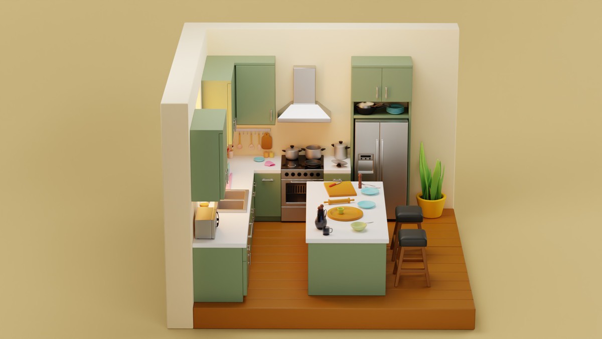 Cozy Room Props Bundle - Interior Props & Modular Parts 2