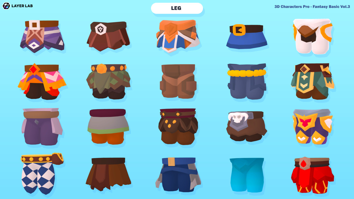 3D Characters Pro - Fantasy Basic Vol.3