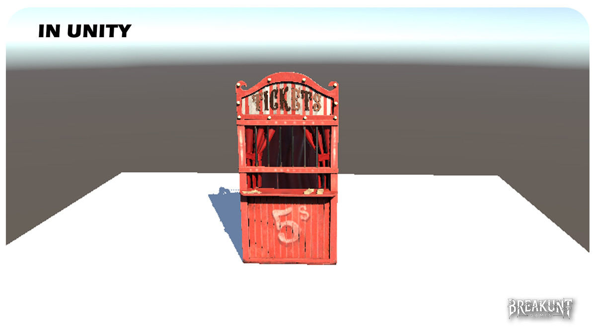 Circus Entrance with Tickets