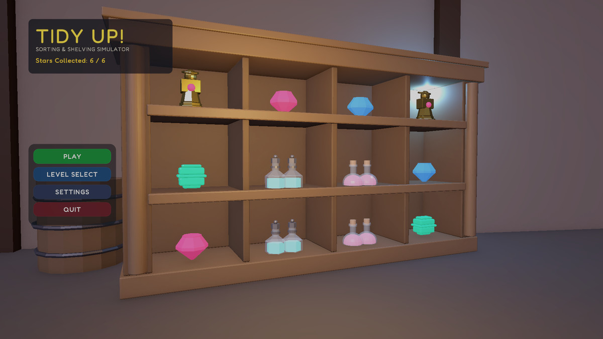 Tidy Up! - Sorting & Shelving Simulator Toolkit