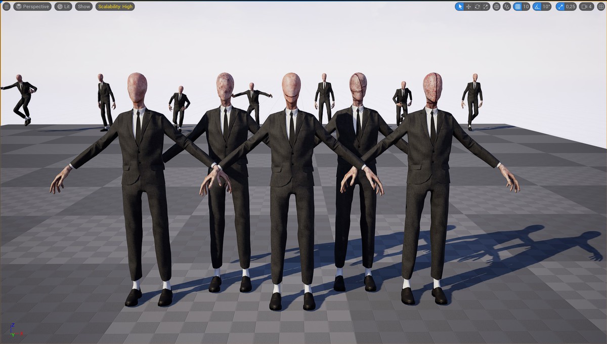 Slender Man in Suit
