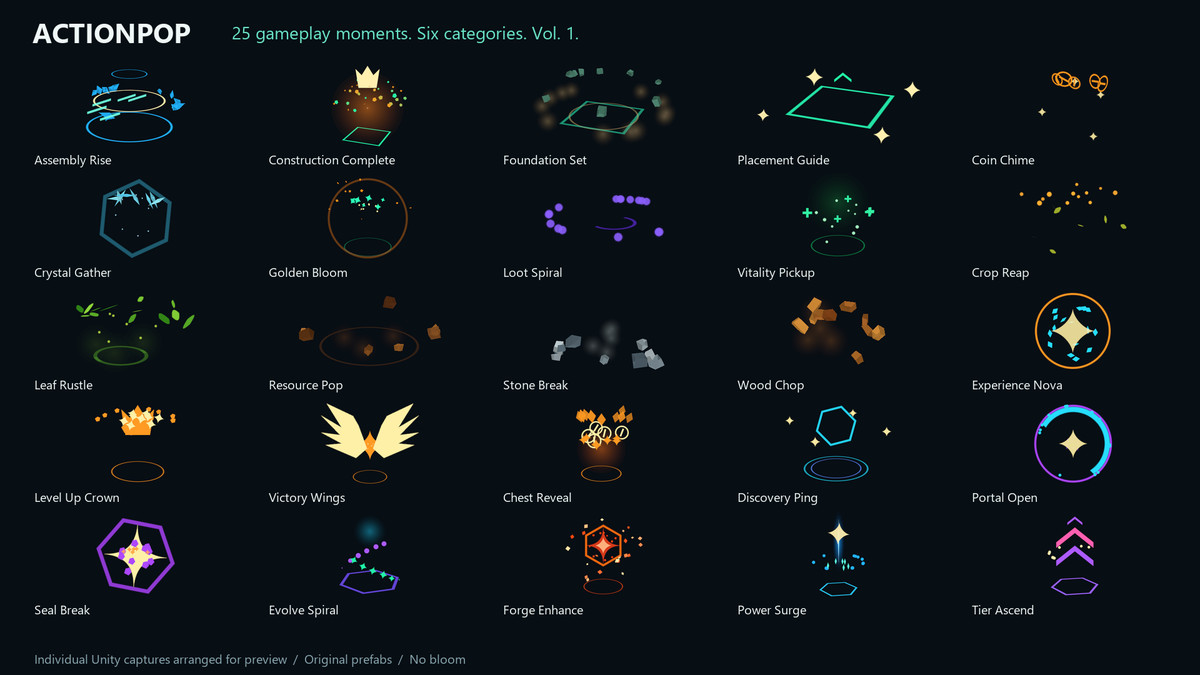 ActionPop - Stylized Gameplay VFX Pack Vol. 1