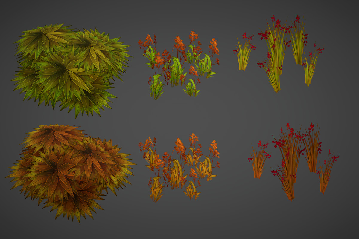 Stylized Fantasy Vegetation 8