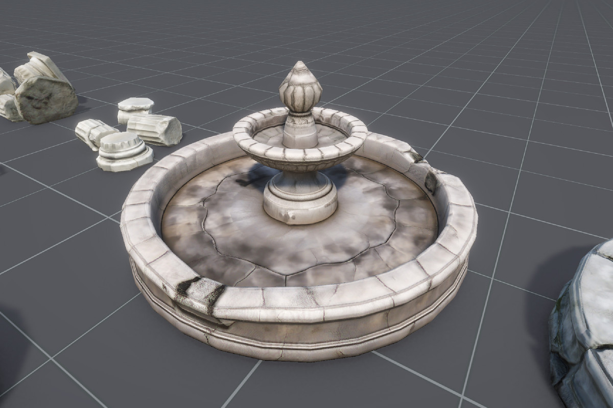 Brocken objects - Stone and Wood