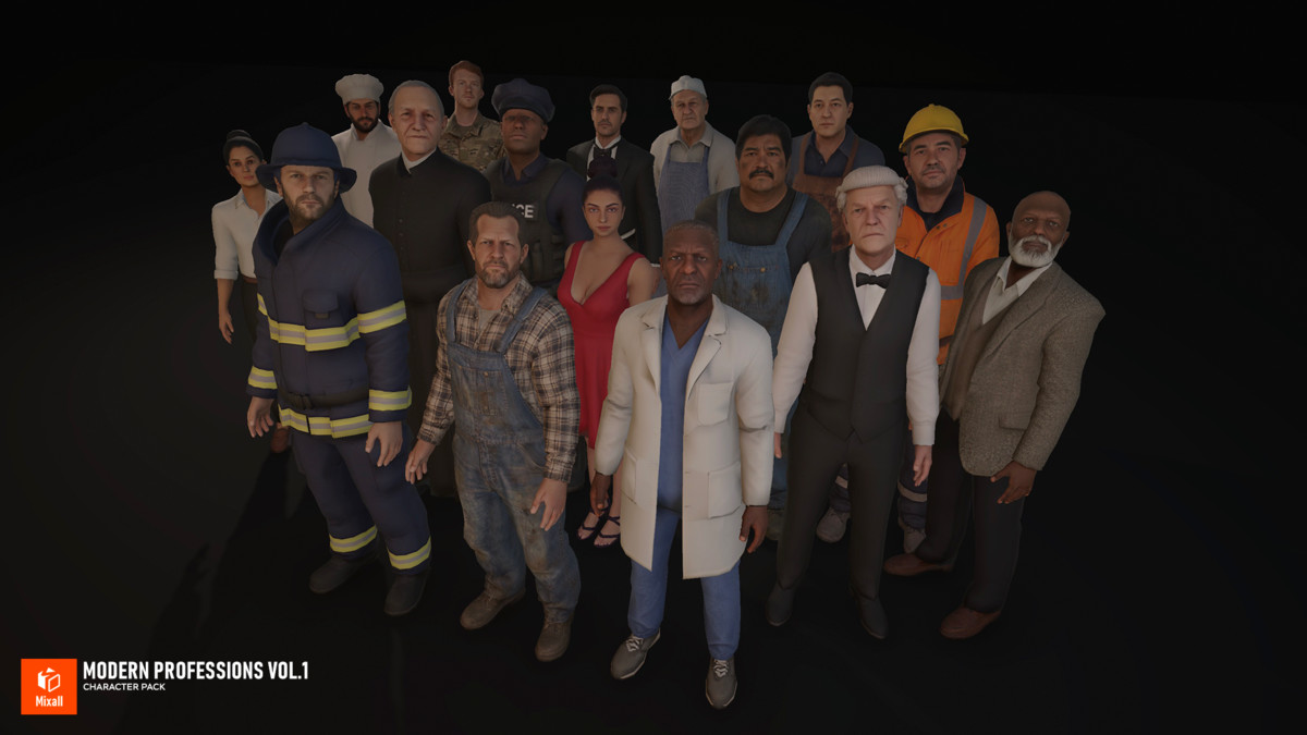 Modern Professions Vol.1 - Character Pack
