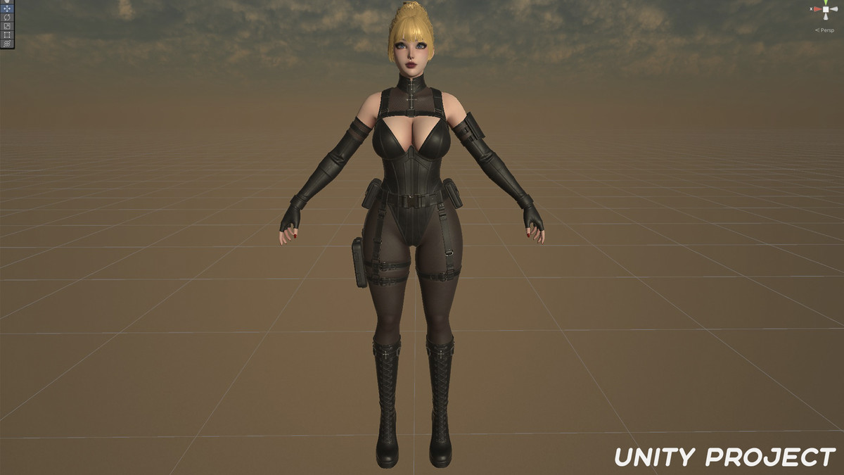 Celestia Black Ops Seraph - Tactical Female Character