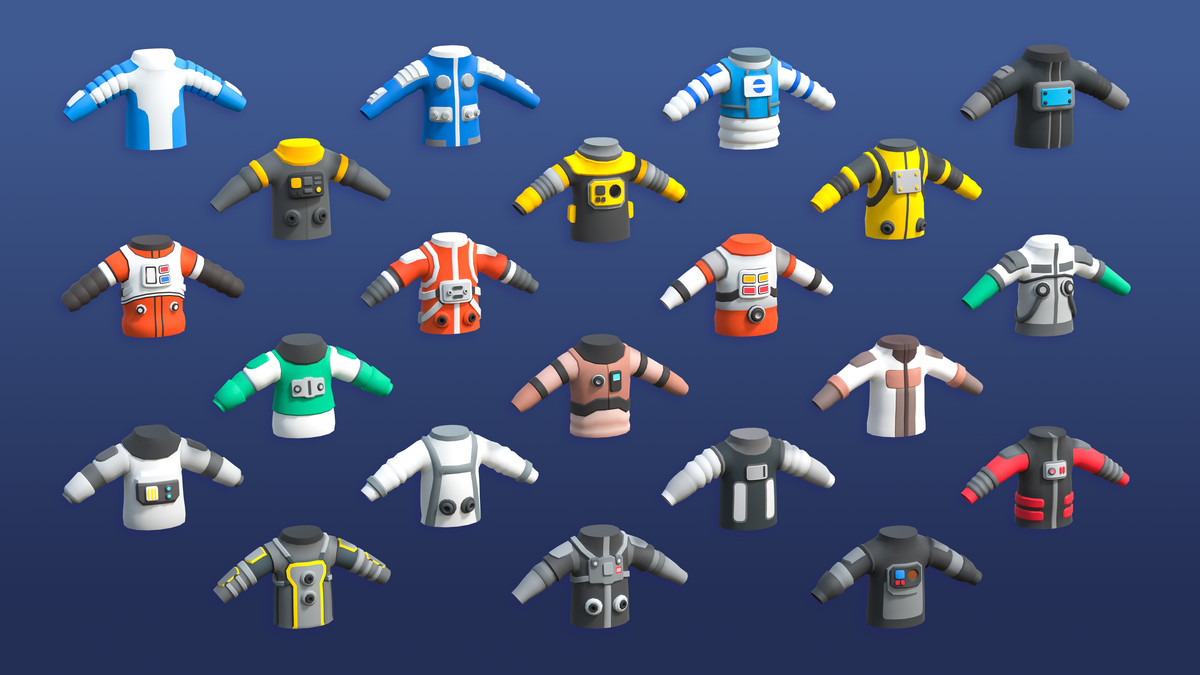 Astronaut Characters - Low Poly 3D Models Pack