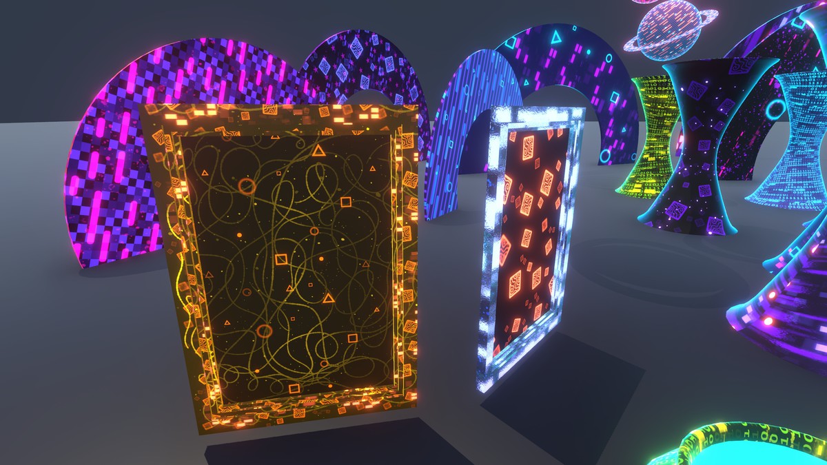 Neon Cyber Shader & Props