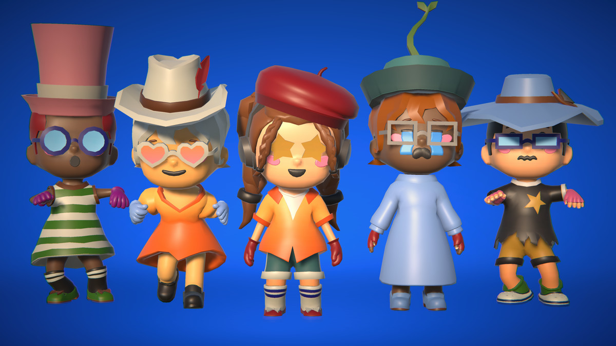 Cute Modular Character Pack – Low Poly Animated