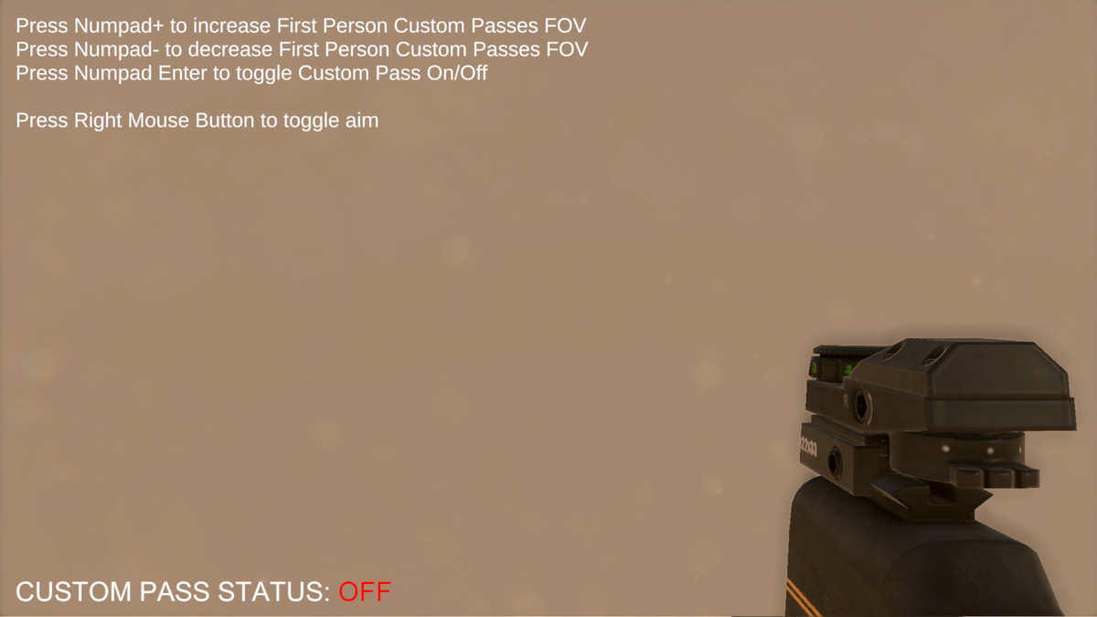 H_RenderObjects Custom Pass for HDRP