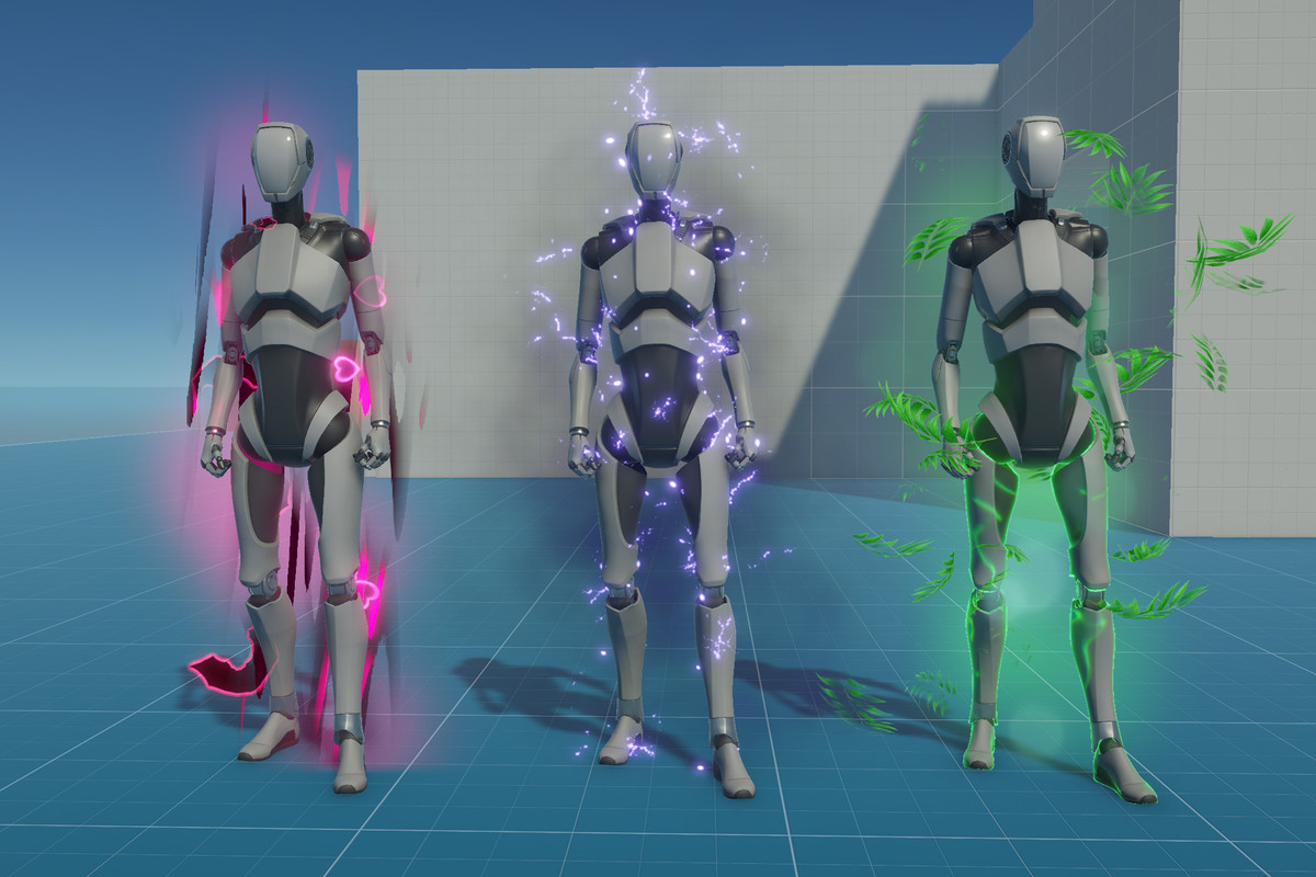 Weapon and charater effects