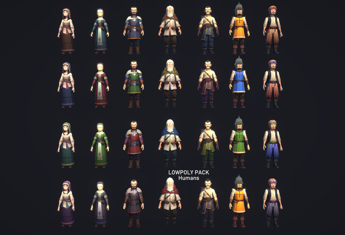 LowpolyPack_Humans