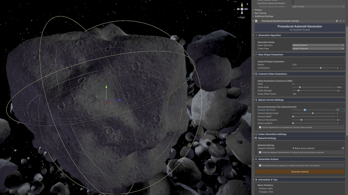 Superior Asteroid Field Generator