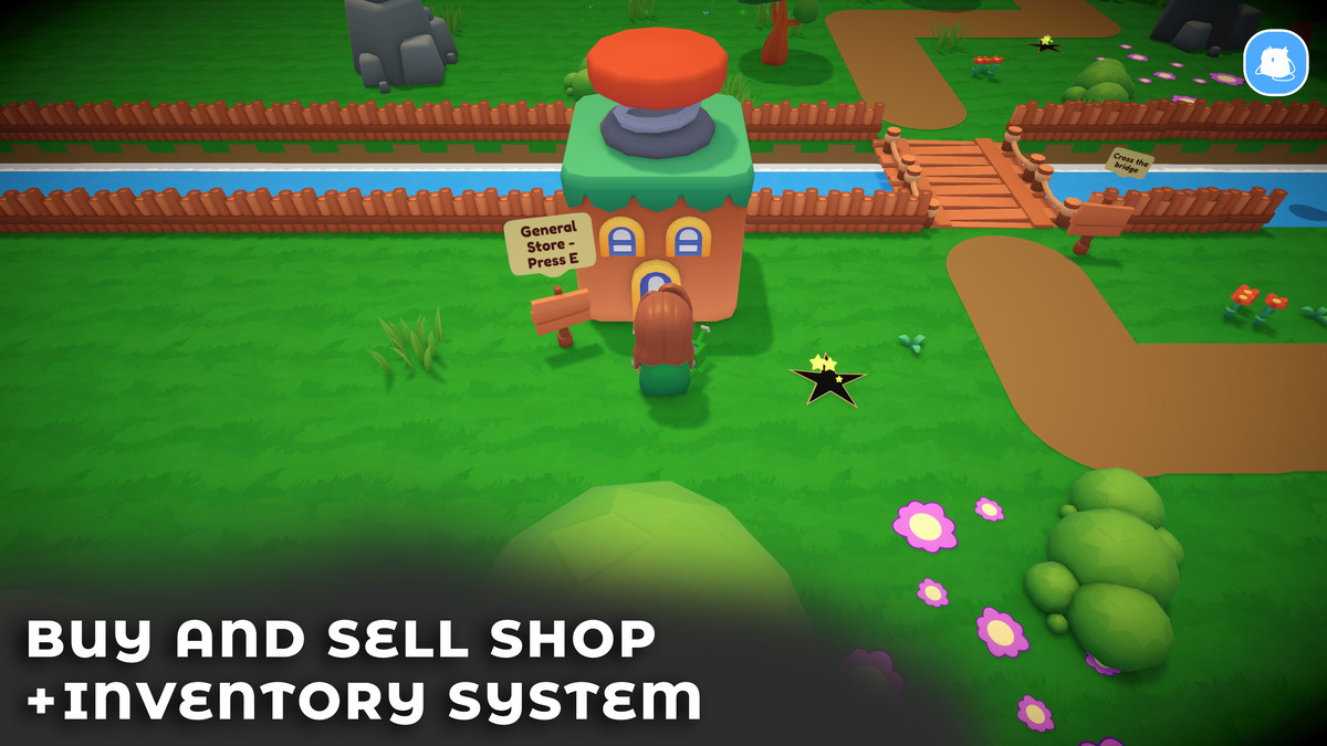 Cozy Game Template | Cozy Game/Fishing/Digging/Home Deco/RPG Template