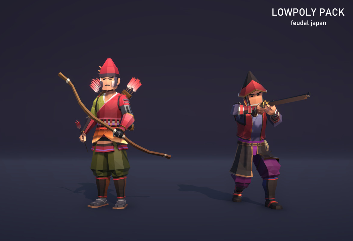 LowpolyPack_Feudal Japan