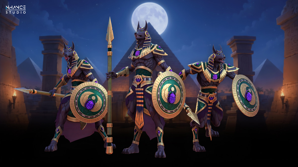 Stylized Fantasy Anubis