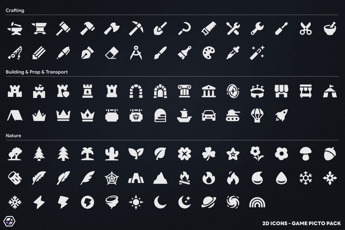 2D Icons - Game Picto Pack