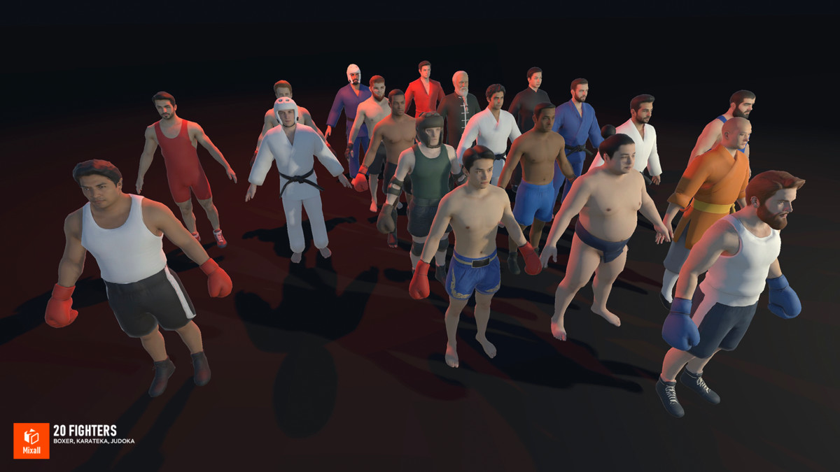 Combat Arenas & Fighter Characters Pack