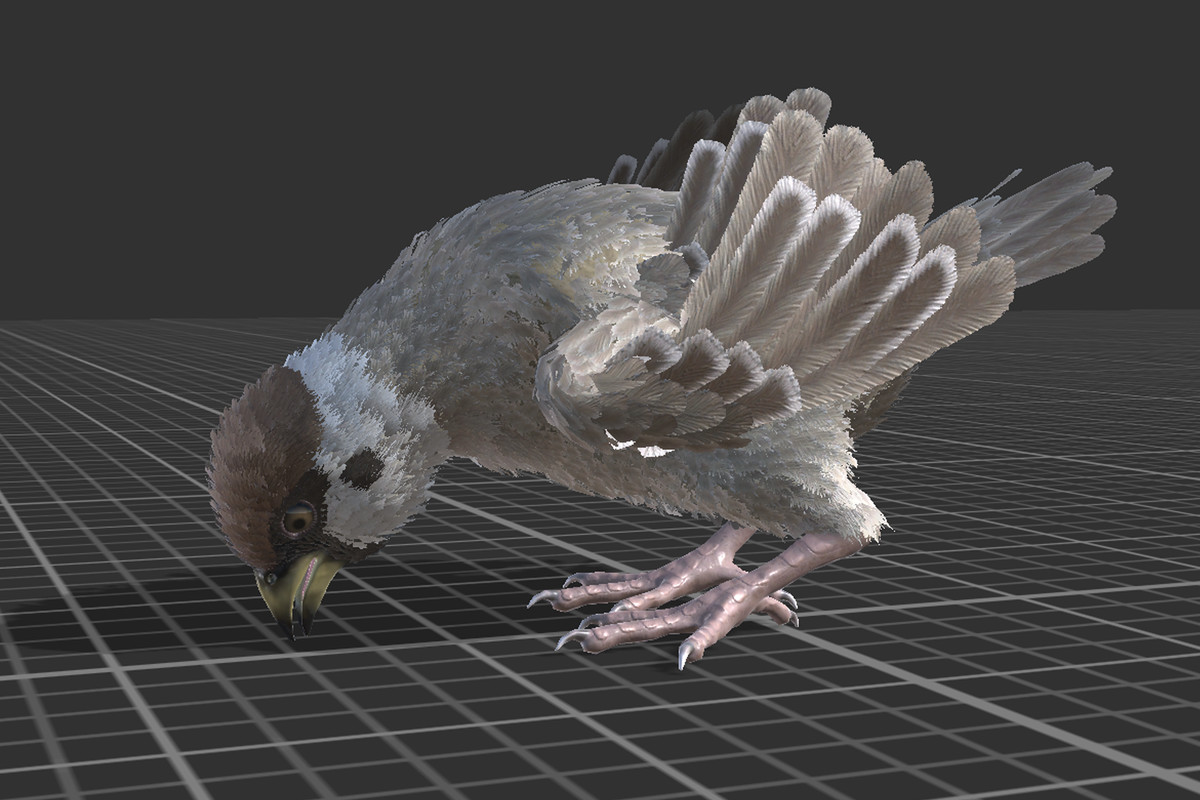 Sparrow Feathered