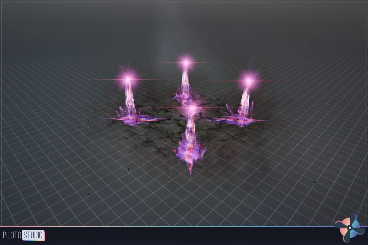 Realistic ARPG Magic Jewels VFX