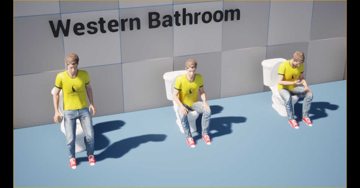 Restroom Animation