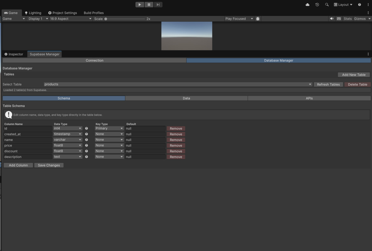 Database Manager For Supabase