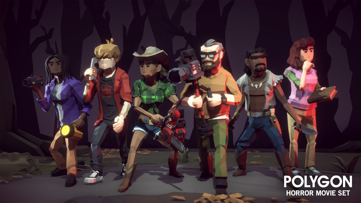 POLYGON - Horror Movie Set - Low Poly 3D Art by Synty
