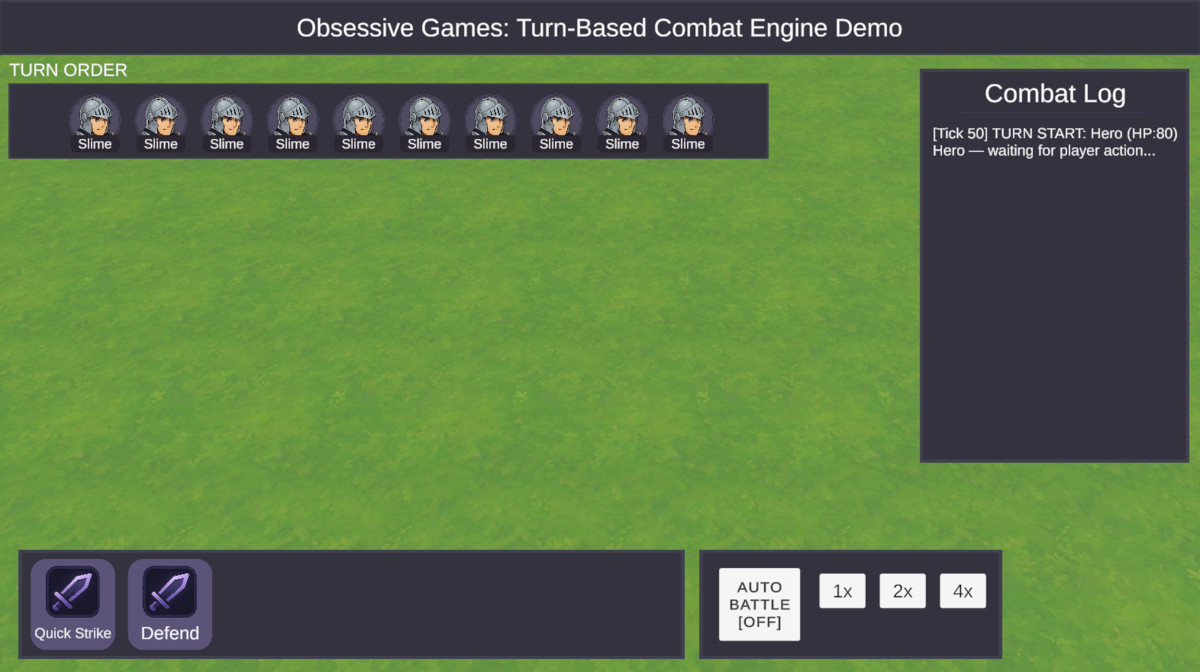 Turn-Based Combat Engine