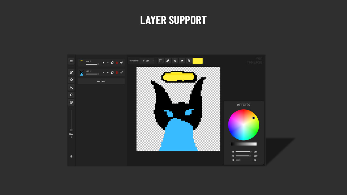 Pixel Palette - Runtime Pixel Art Editor