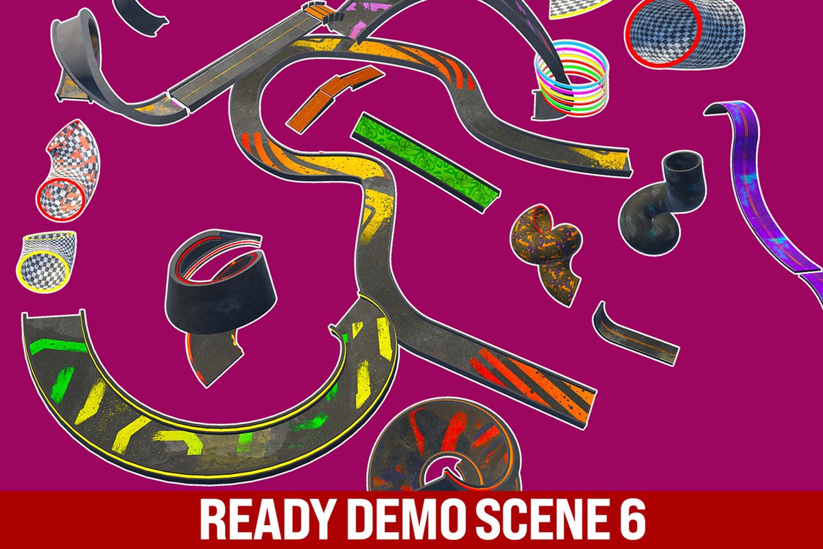 Ultimate Stunt Tracks - Modular Ramps, Loops & Track Prefabs