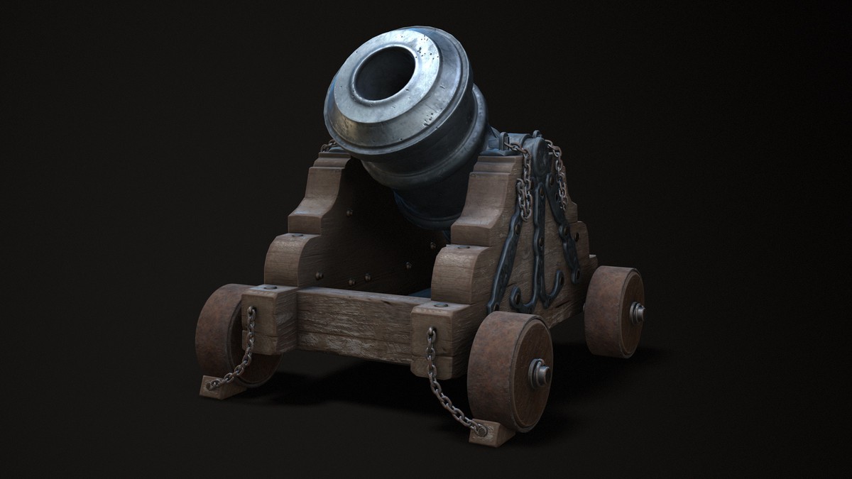 Mortar Medieval Cannon