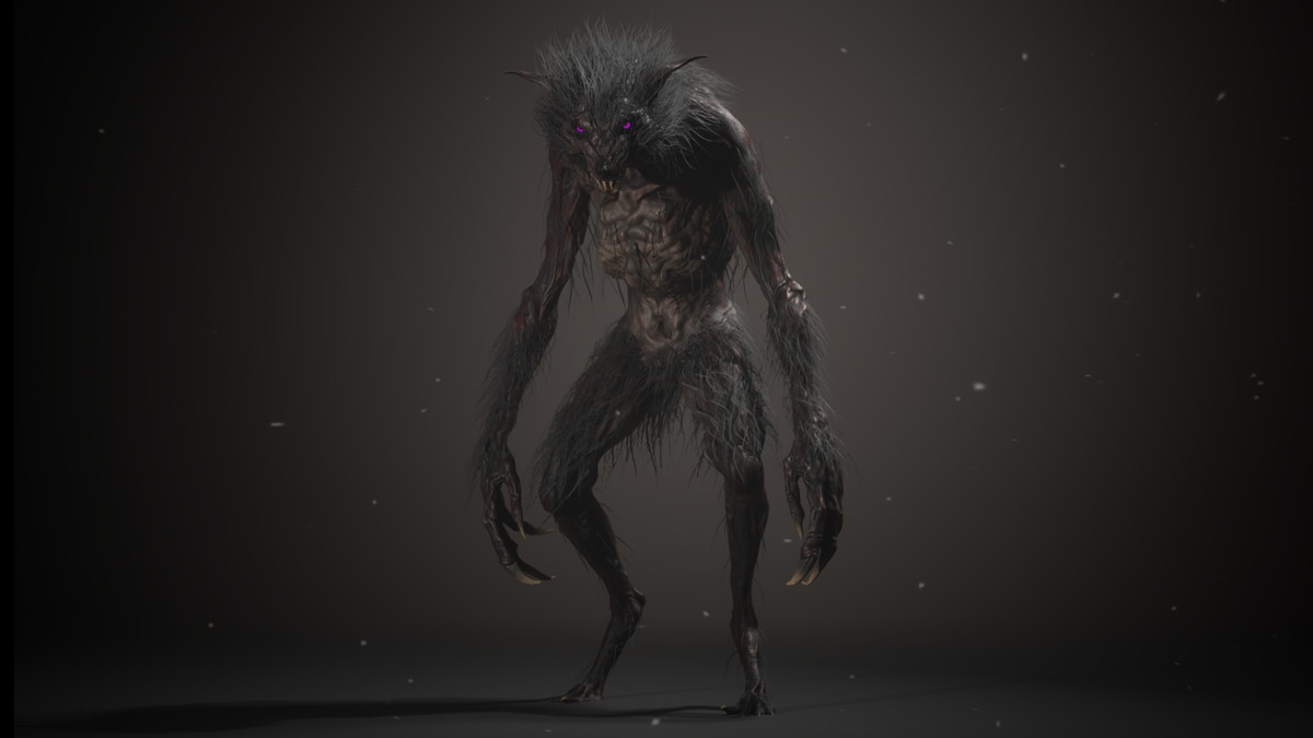 Feral Werewolf Monster
