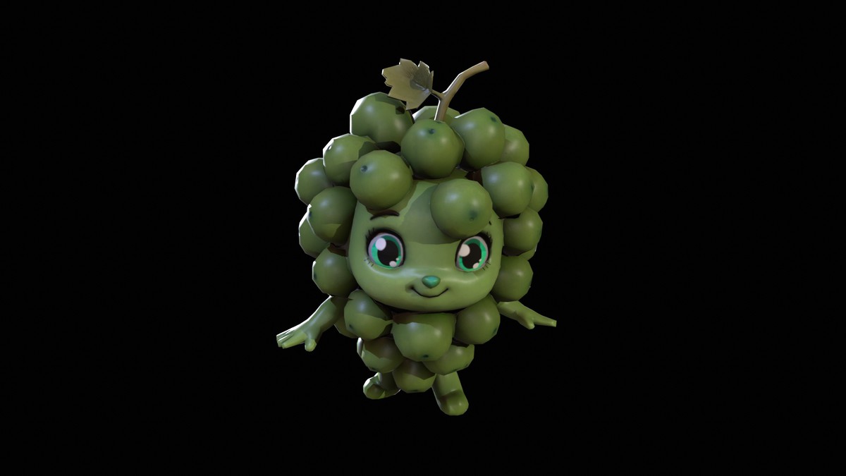 Chibi Fruit Grape Two