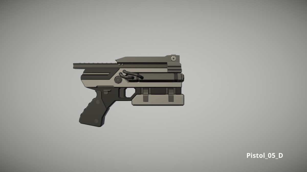 Cyberpunk Armory - Low Poly