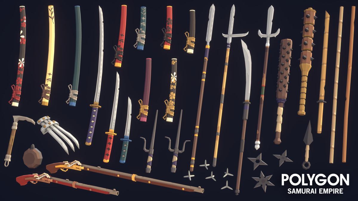 Samurai Empire - Synty POLYGON - Stylized Low Poly Assets