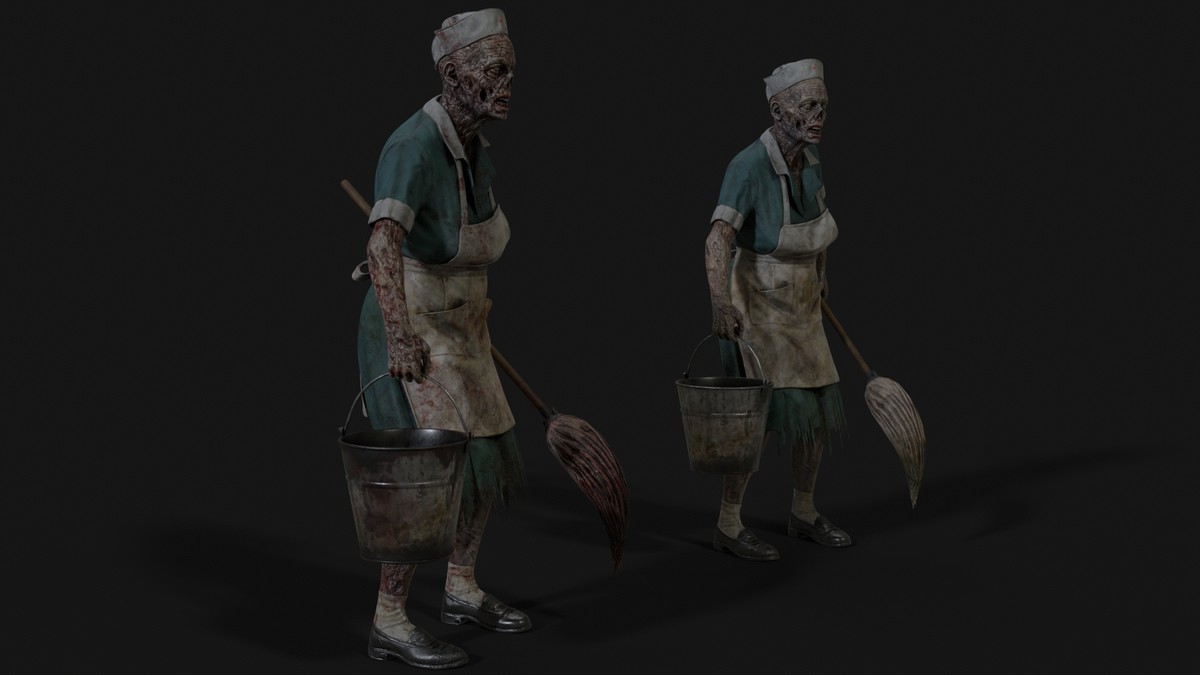 Hospital Janitor — Zombie Hospital Collection