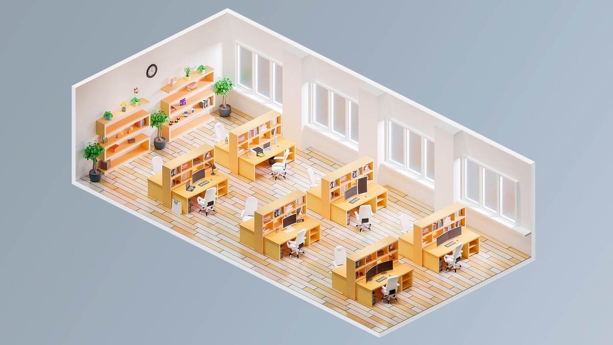 Office - Low Poly 3D Models Pack