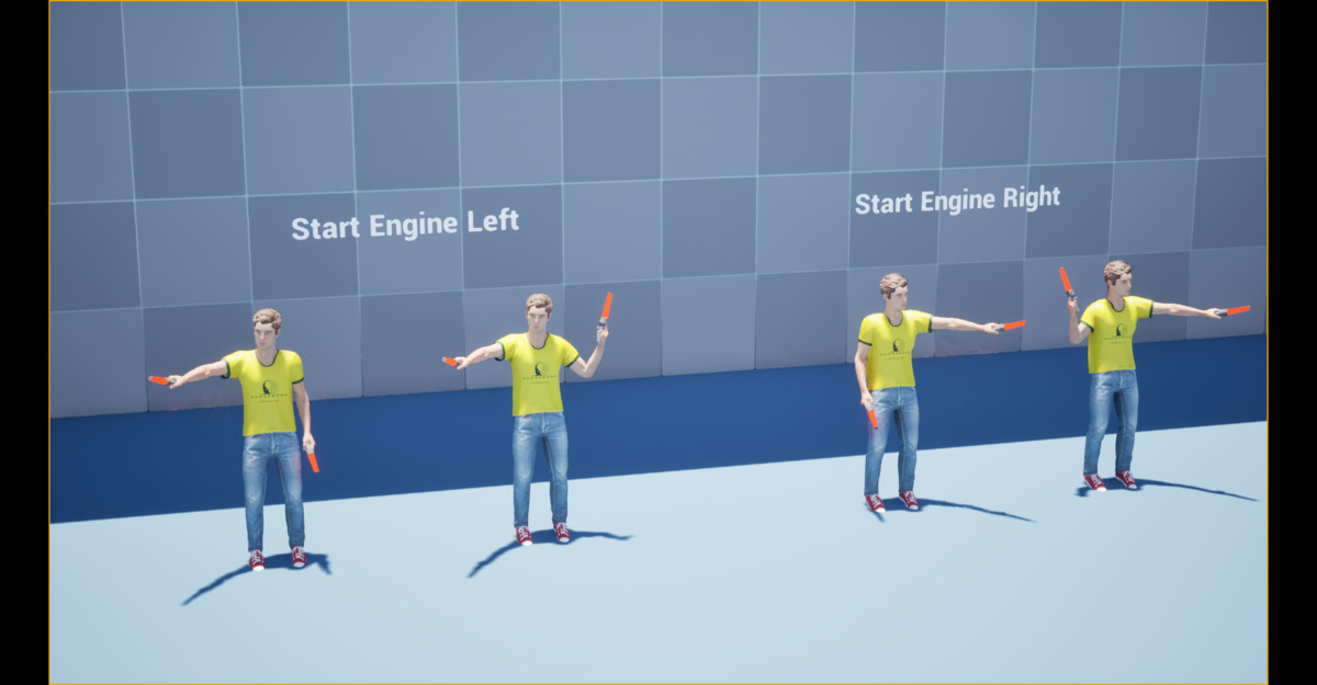 Aircraft Marshalling Animation