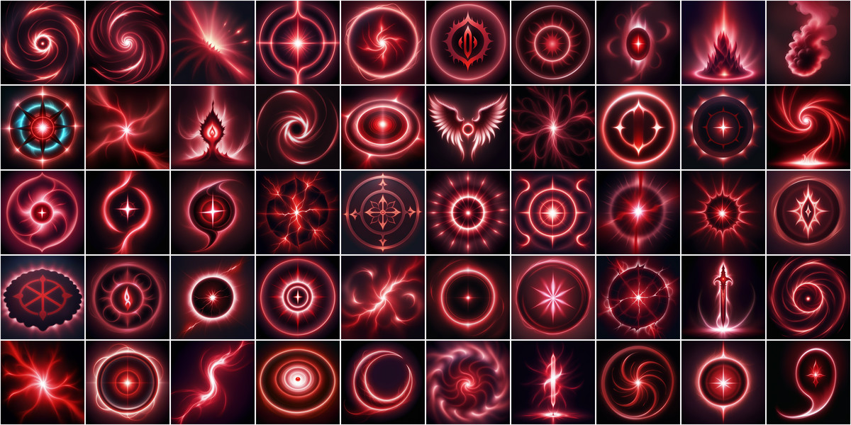 Soft Light Magic Spell Icons Super Bundle1